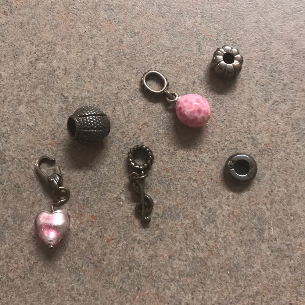 Lot of 6 Charms for Charm Bracelets